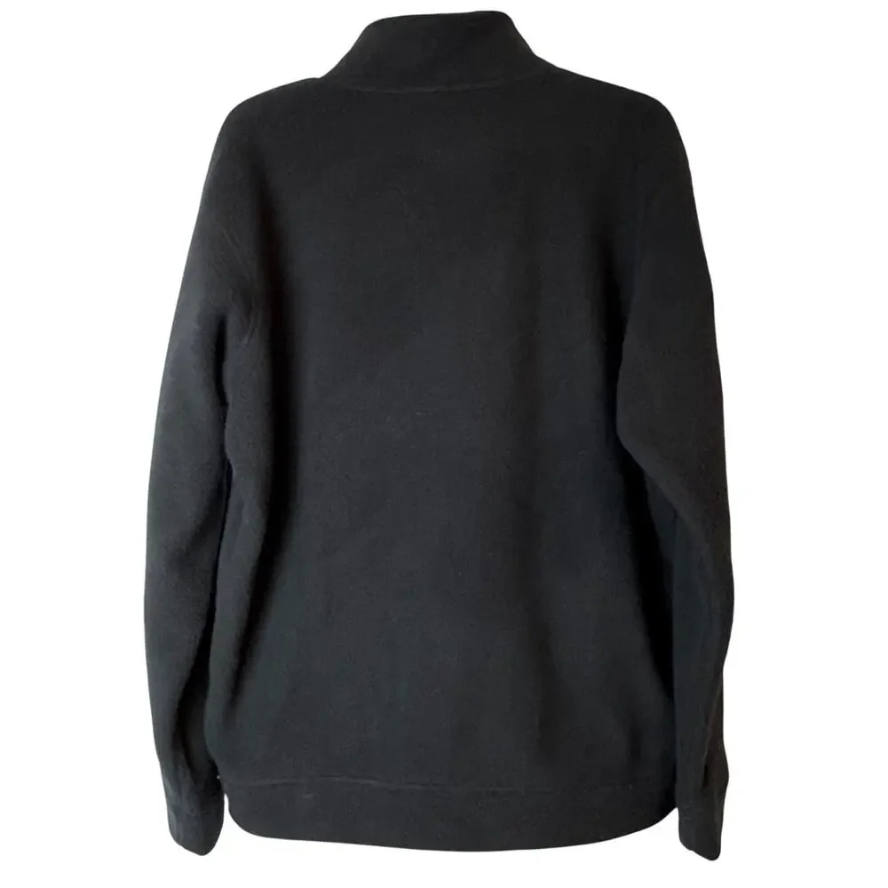 Orvis Full Zip Black Fleece Jacket Men’s Medium